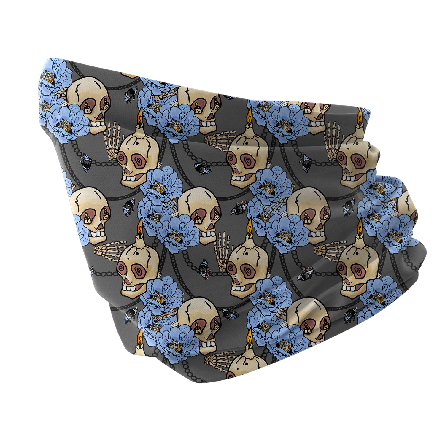 Skulled Storm Neck Gaiter – Storm Skull Series Unisex Bandana Boyunluk