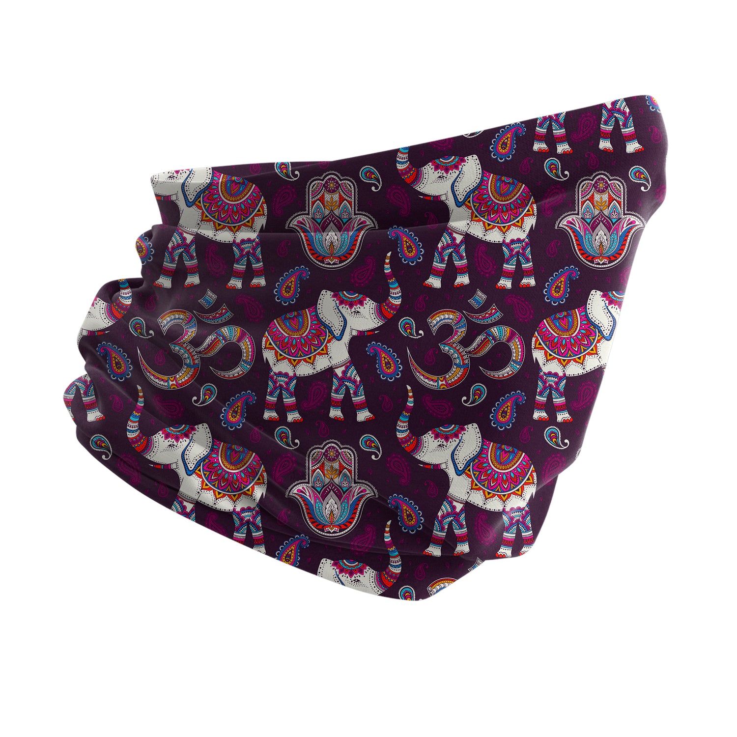 Blue Alpine Pattern Multipurpose Neck Gaiter | Unisex Outdoor Neck Gaiter Bandana