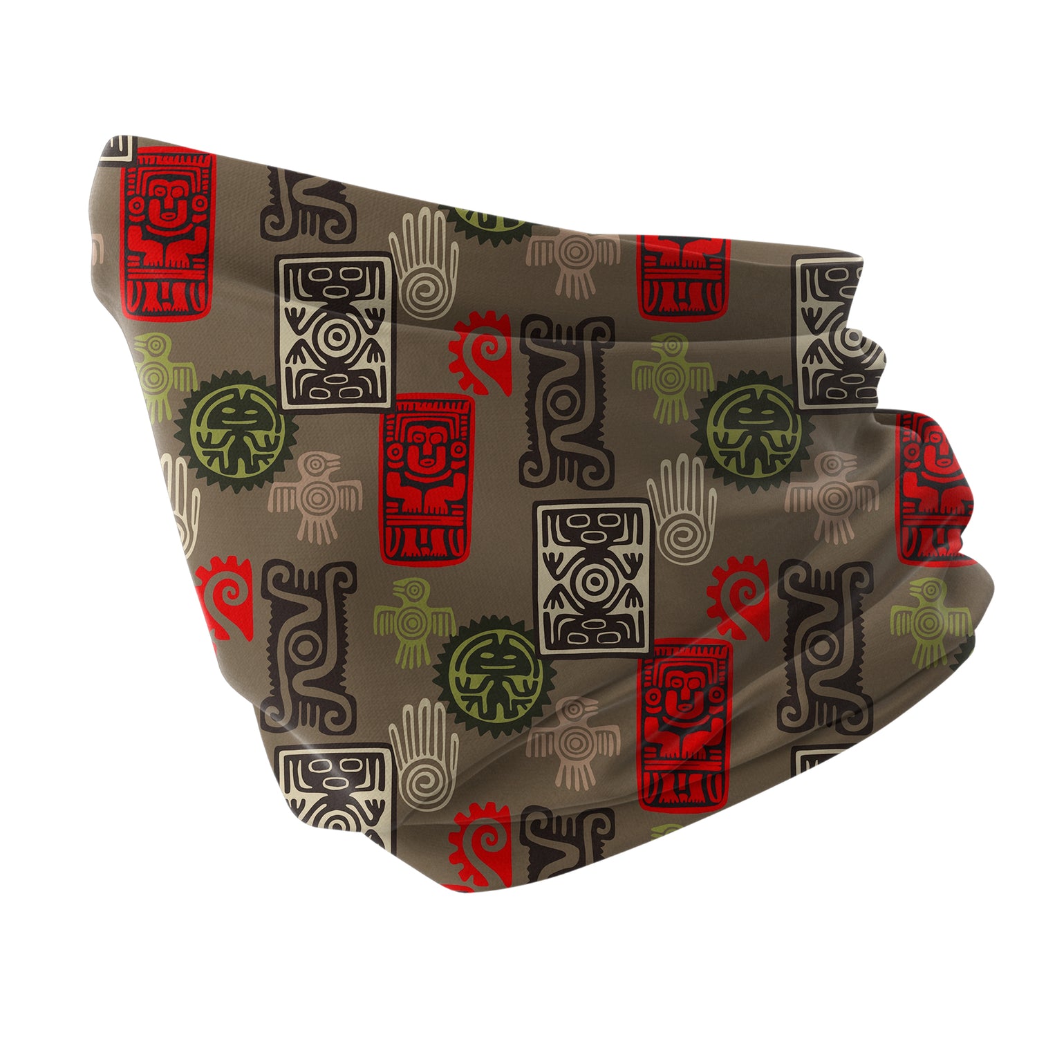 Blue Alpine Pattern Multipurpose Neck Gaiter | Unisex Outdoor Neck Gaiter Bandana