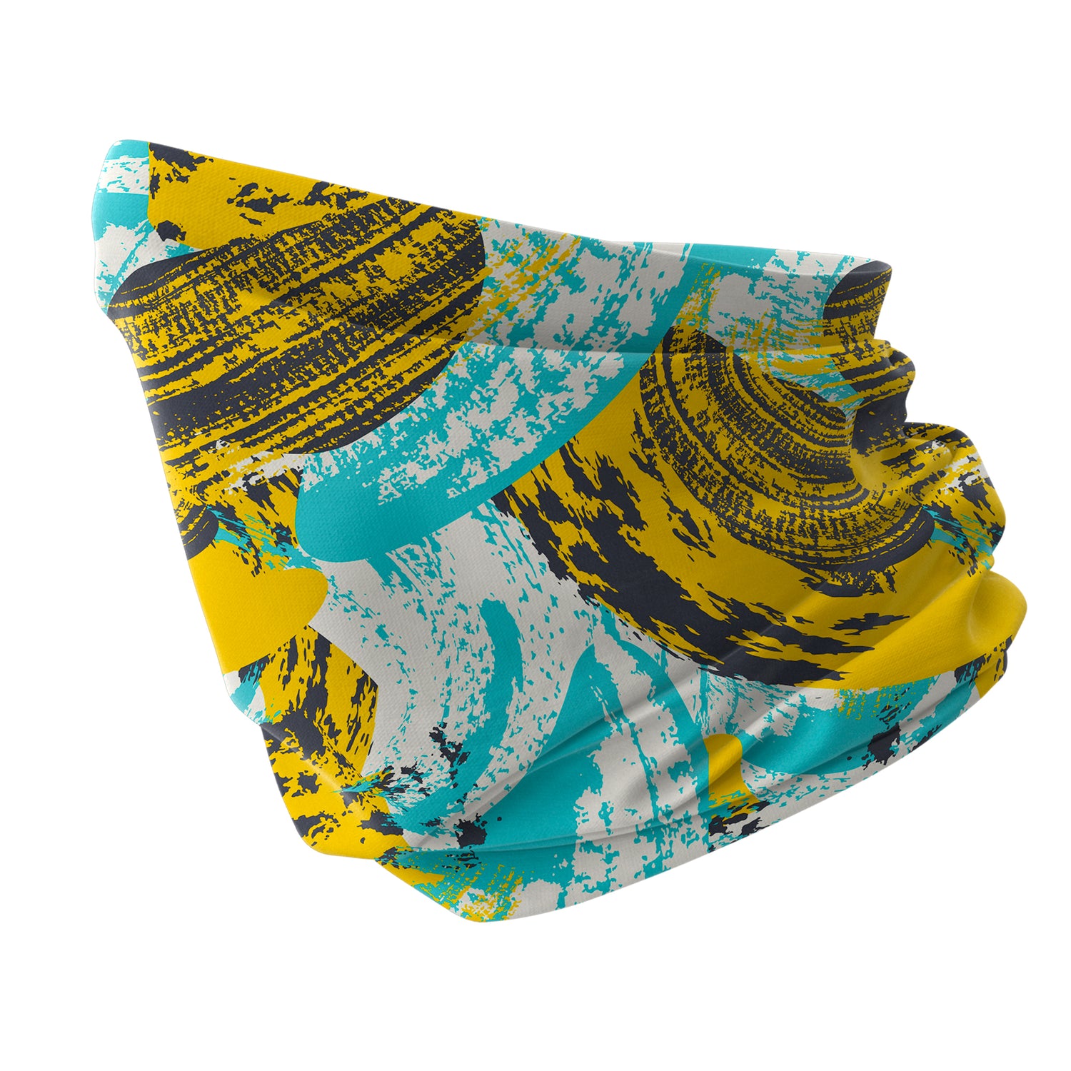 Blue Alpine Pattern Multipurpose Neck Gaiter | Unisex Outdoor Neck Gaiter Bandana