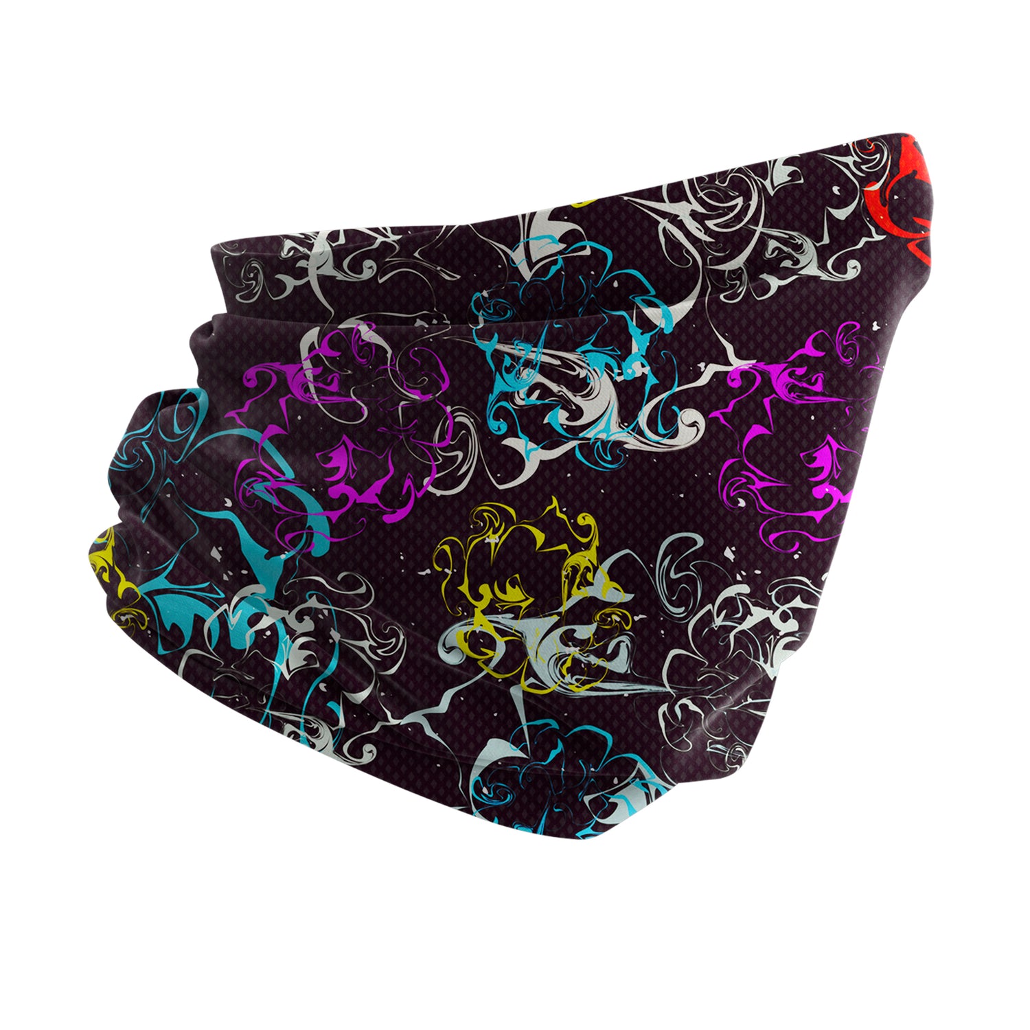 Blue Alpine Pattern Multipurpose Neck Gaiter | Unisex Outdoor Neck Gaiter Bandana