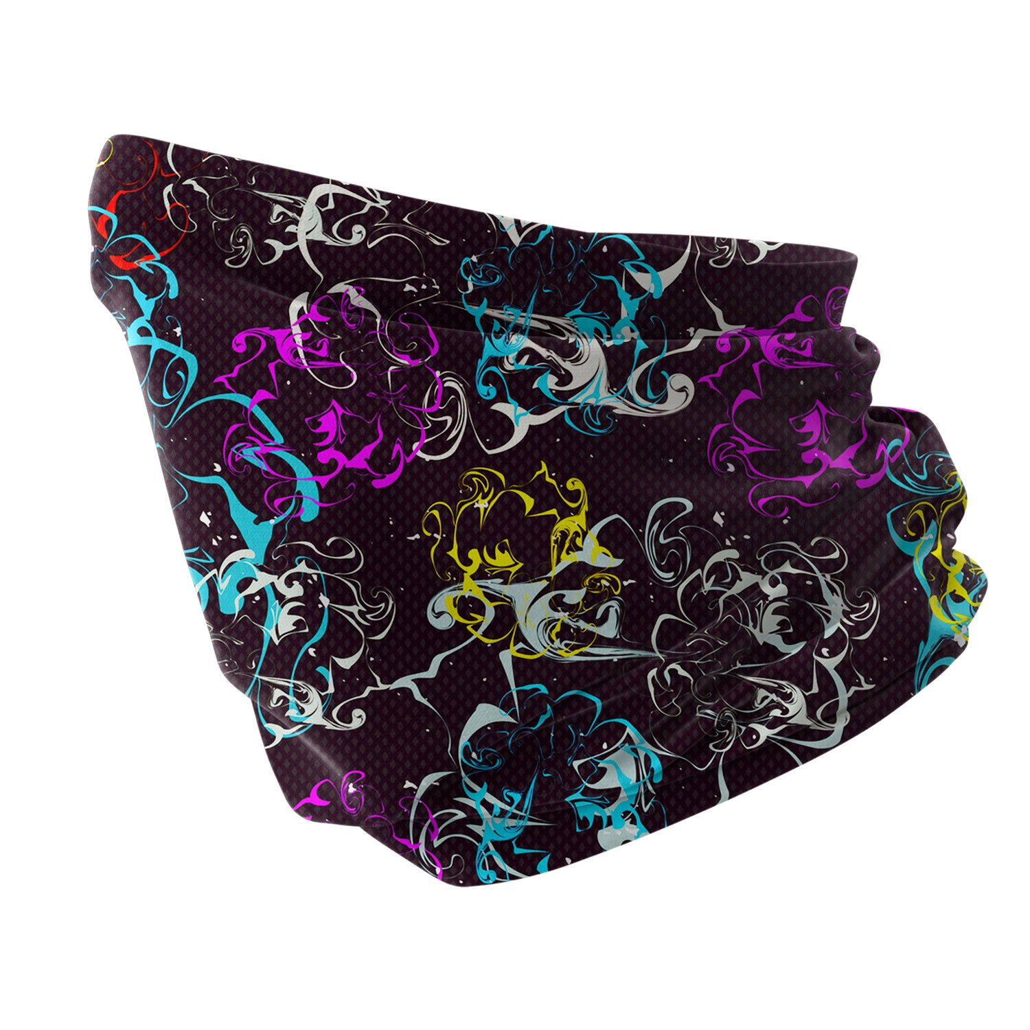 Blue Alpine Pattern Multipurpose Neck Gaiter | Unisex Outdoor Neck Gaiter Bandana