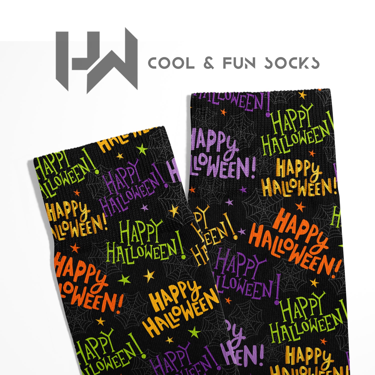 Halloween Socks Digitally Printed Unisex Ankle Socks – Breathable DRY TOUCH® Performance Series