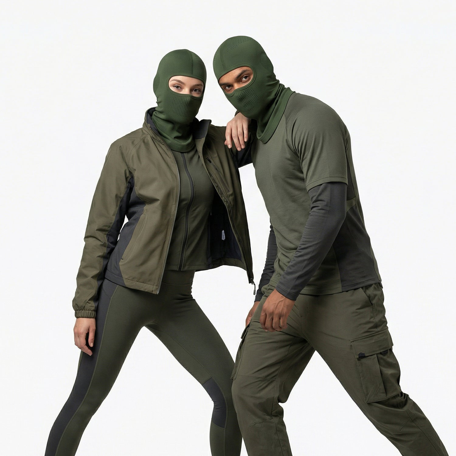Headwear Premium Cool Touch Black Balaclava