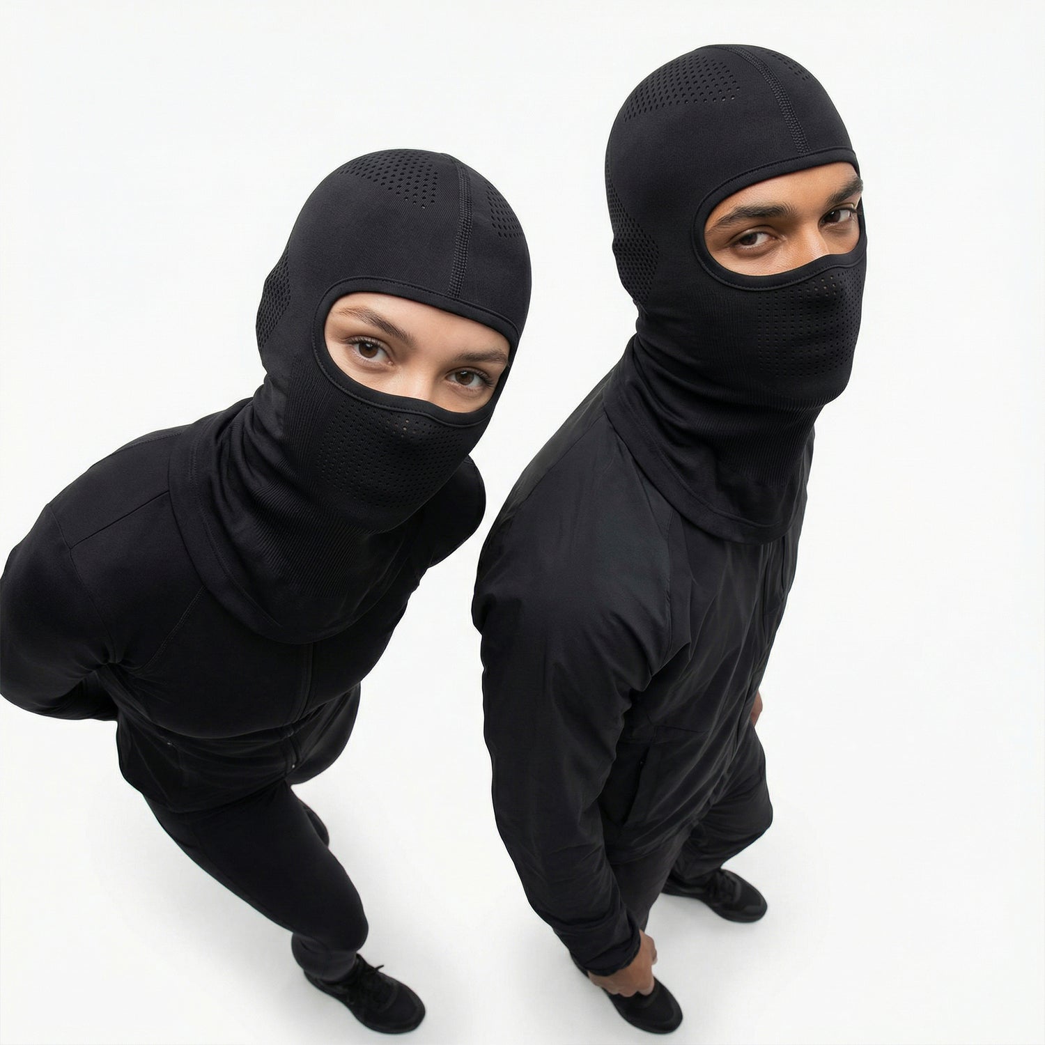 Headwear Premium Cool Touch Black Balaclava