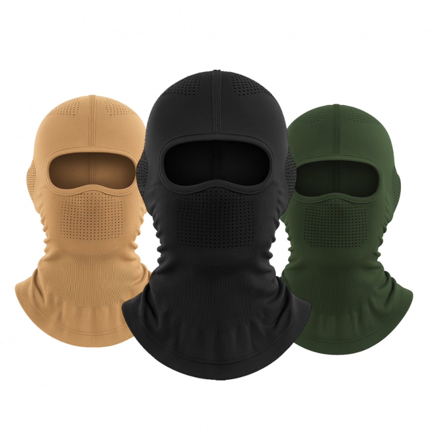Headwear Premium Cool Touch Black Balaclava