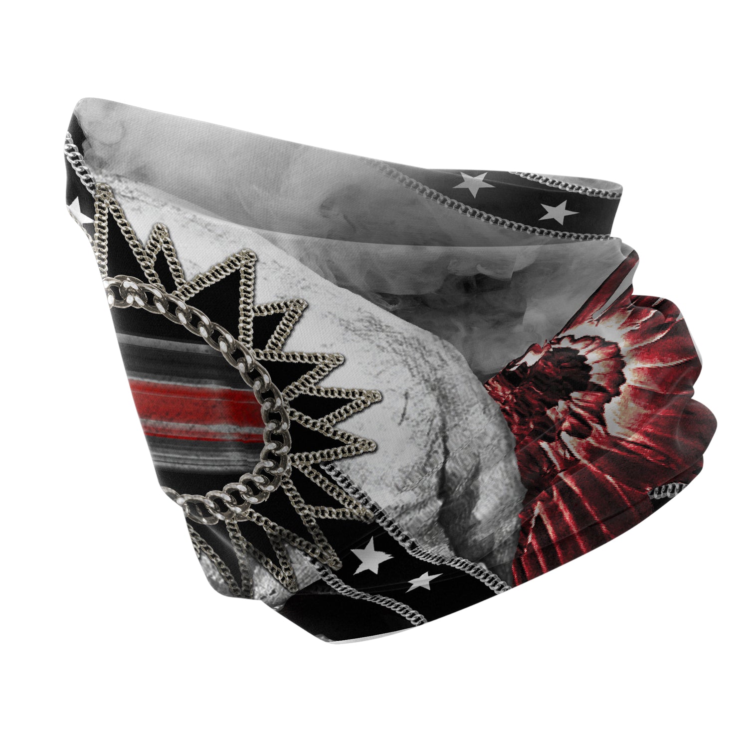 Midnight Rebel Pattern Multi-purpose Neck Gaiter | Unisex Neck Gaiter Headwear