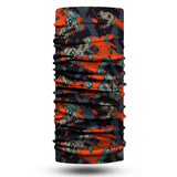 Neon Glitch Desenli Çok Amaçlı Boyunluk | Unisex Neck Gaiter Headwear