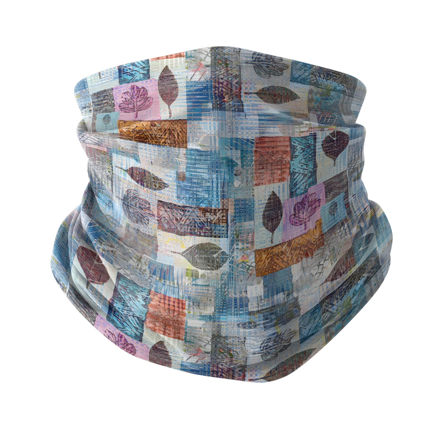 Urban Botanical Pattern Multi-Purpose Neck Gaiter | Unisex Neck Gaiter Headwear