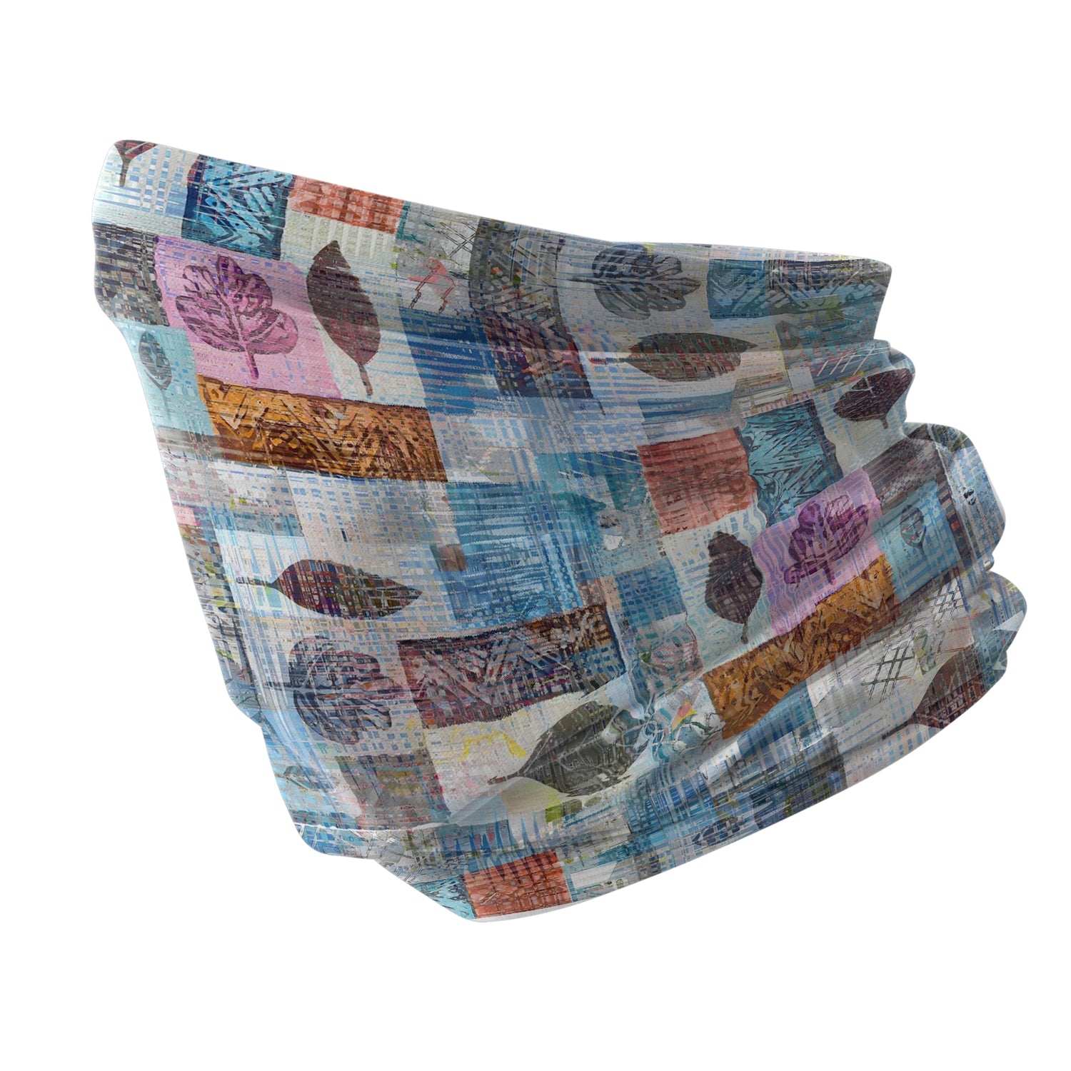 Urban Botanical Pattern Multi-Purpose Neck Gaiter | Unisex Neck Gaiter Headwear