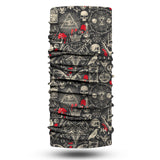 Mystical Occult Pattern Multi-Purpose Neck Gaiter | Unisex Neck Gaiter Headwear