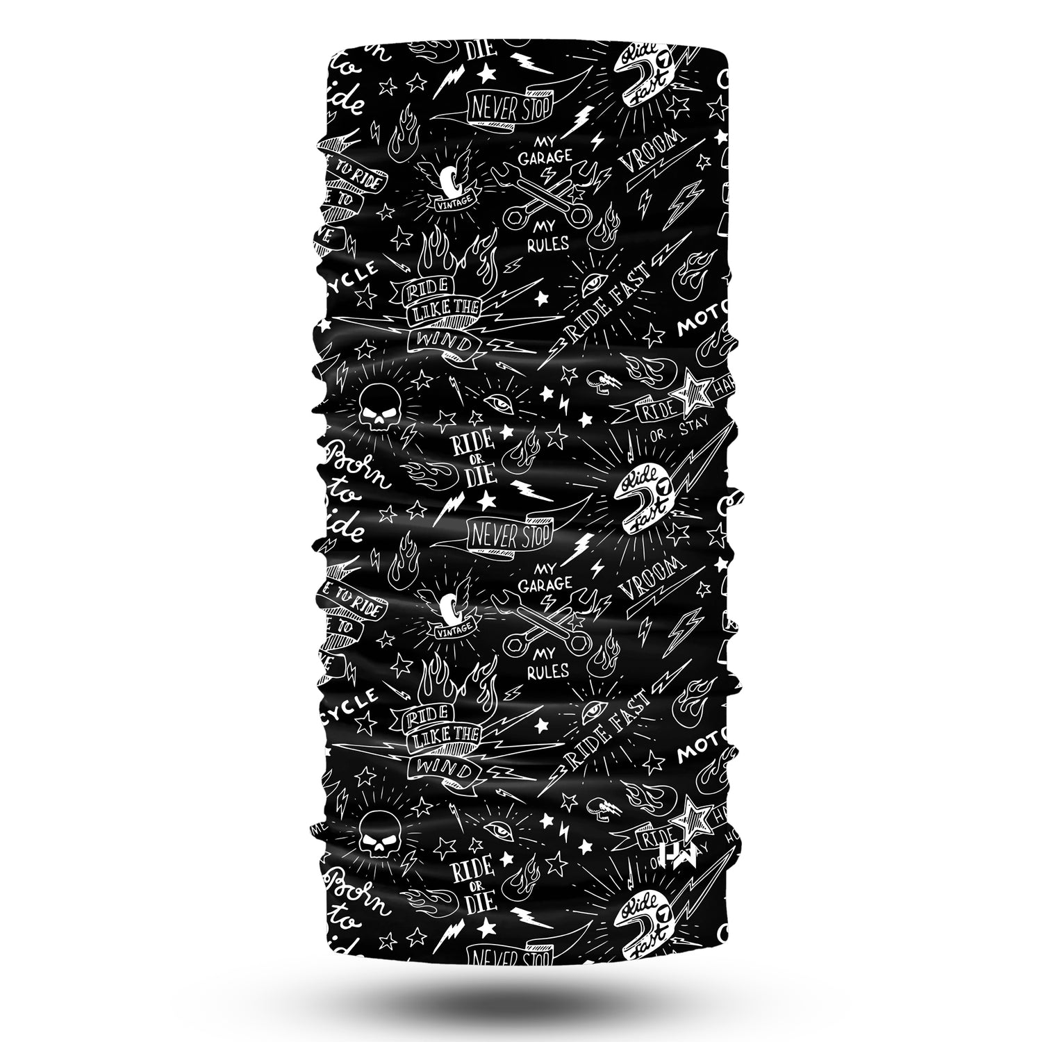 Garage Spirit Pattern Multi-Functional Neck Gaiter | Unisex Neck Gaiter Headwear