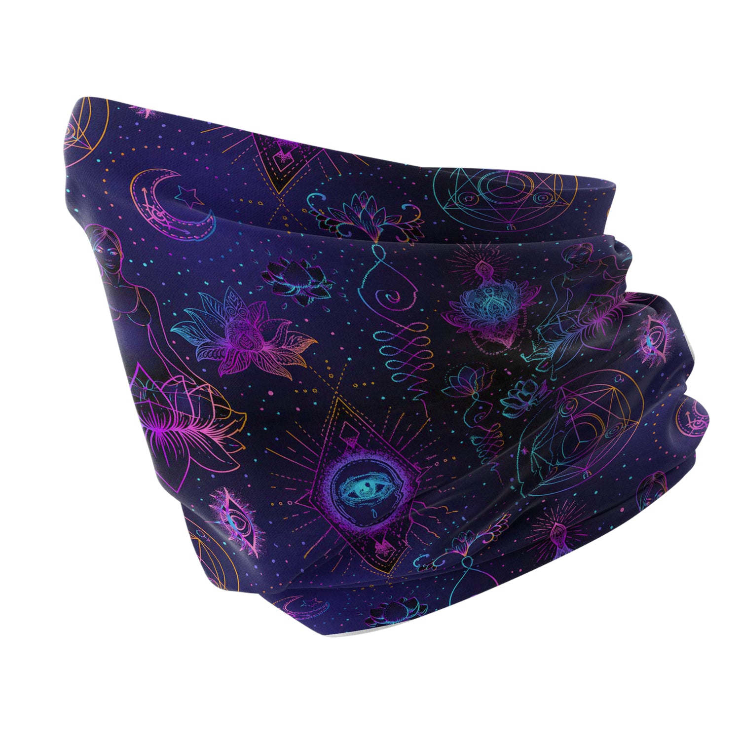 Cosmic Zen Pattern Multi-purpose Neck Gaiter | Unisex Neck Gaiter Headwear