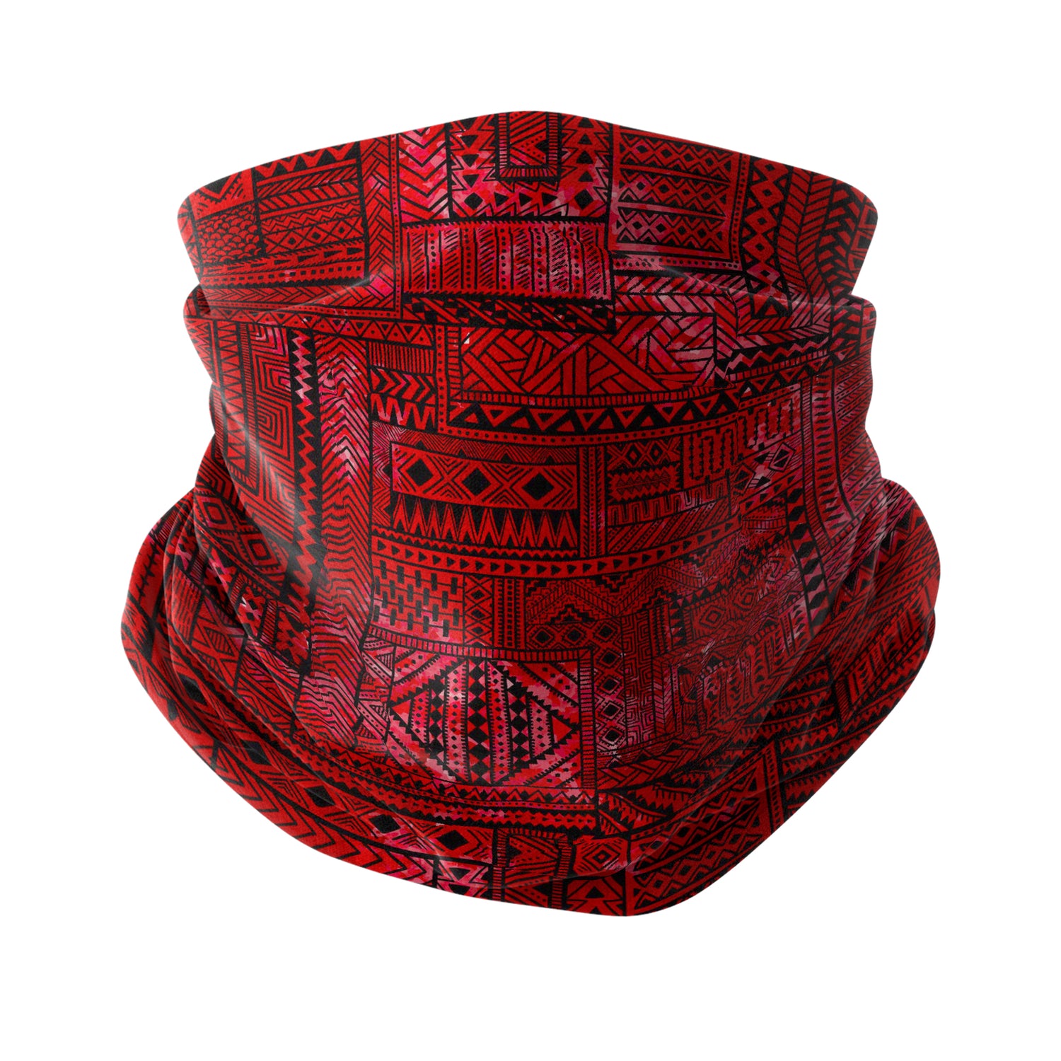 Kızıl Labirent Boyunluk Unisex Neck Gaiter Headwear Outdoor Spor