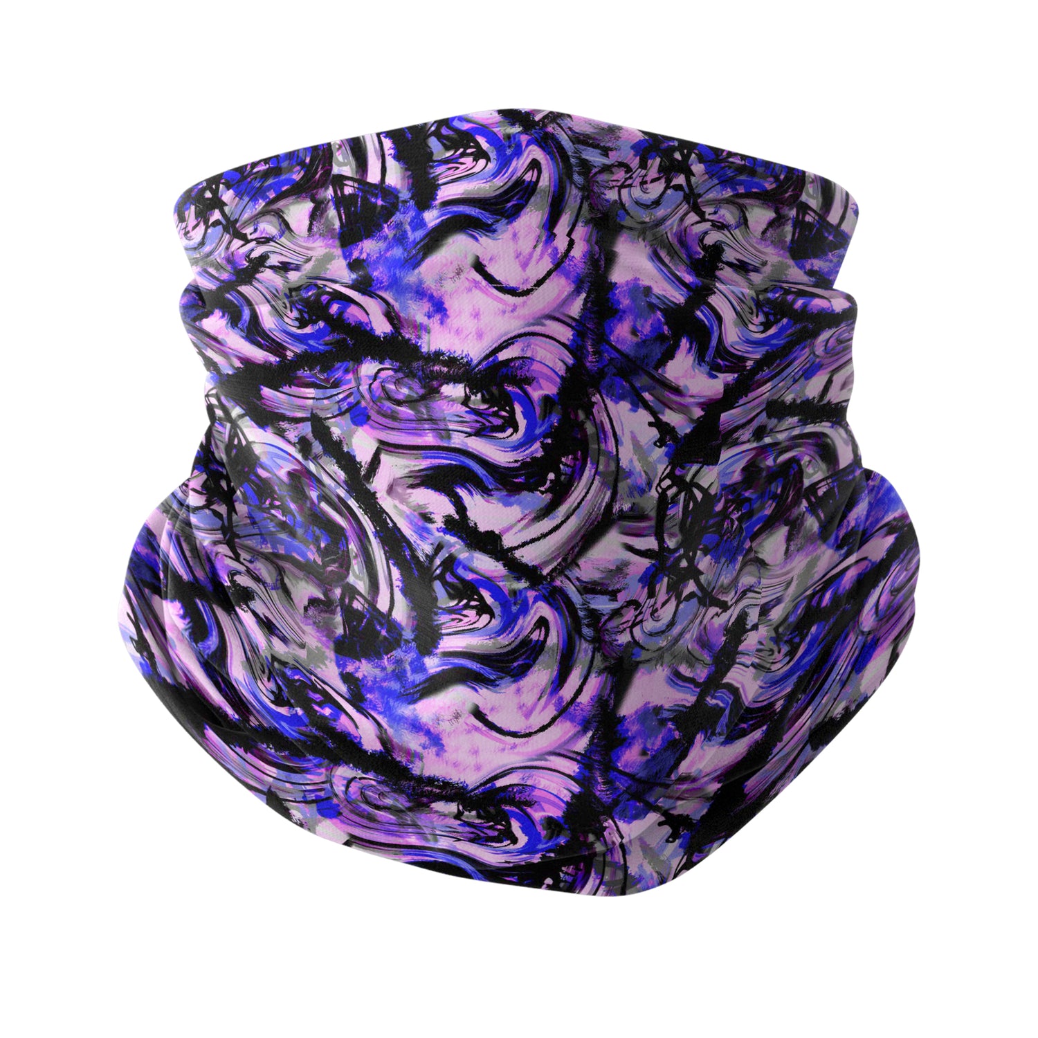 Purple Nebula Neck Gaiter Unisex Neck Warmer Headwear Outdoor Sports