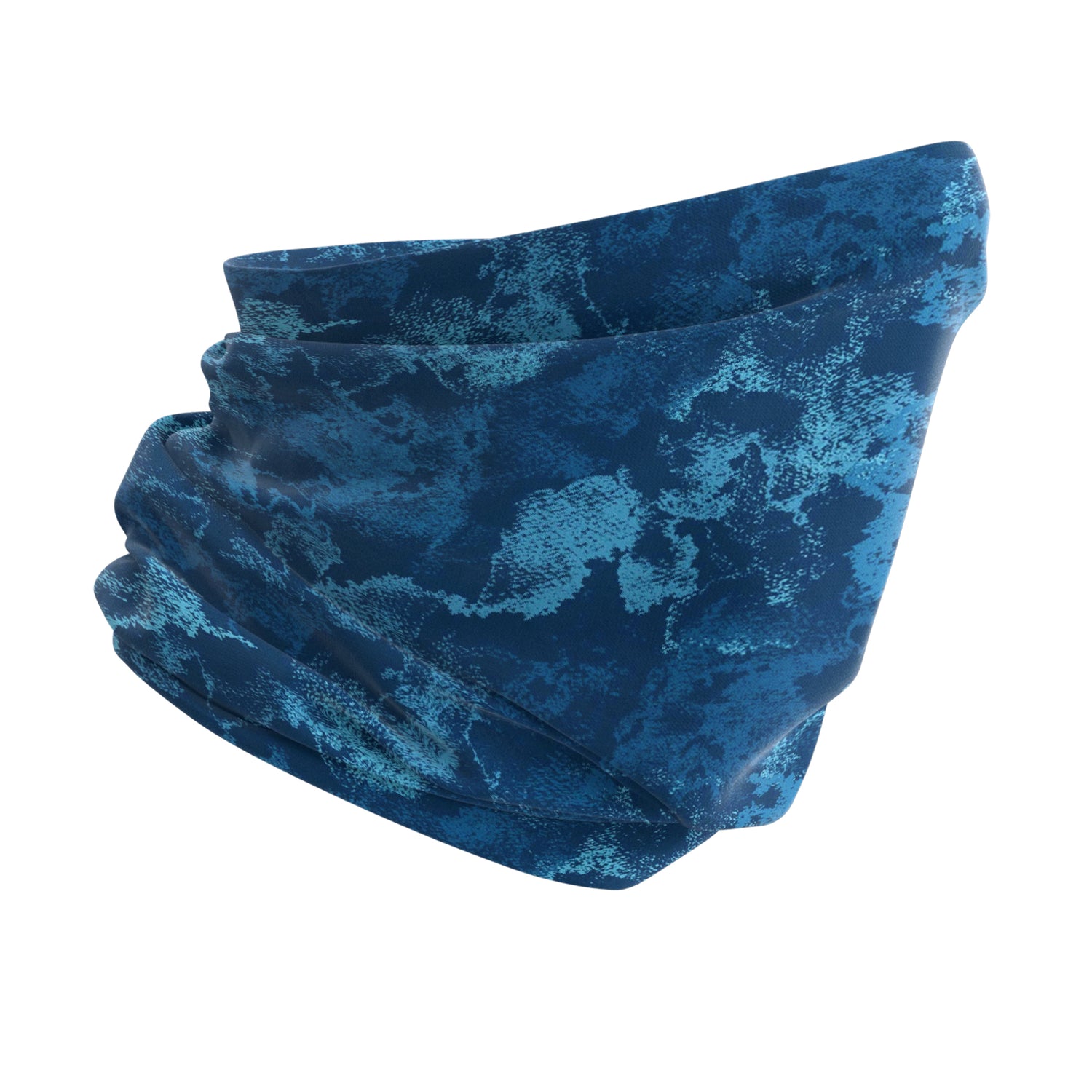 Mavi Fırtına Kamuflaj Boyunluk Unisex Neck Gaiter Headwear Outdoor Spor