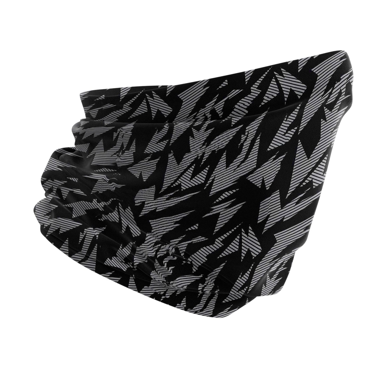 Black Shadow Strike Neck Collar Unisex Neck Gaiter Headwear Outdoor Sports