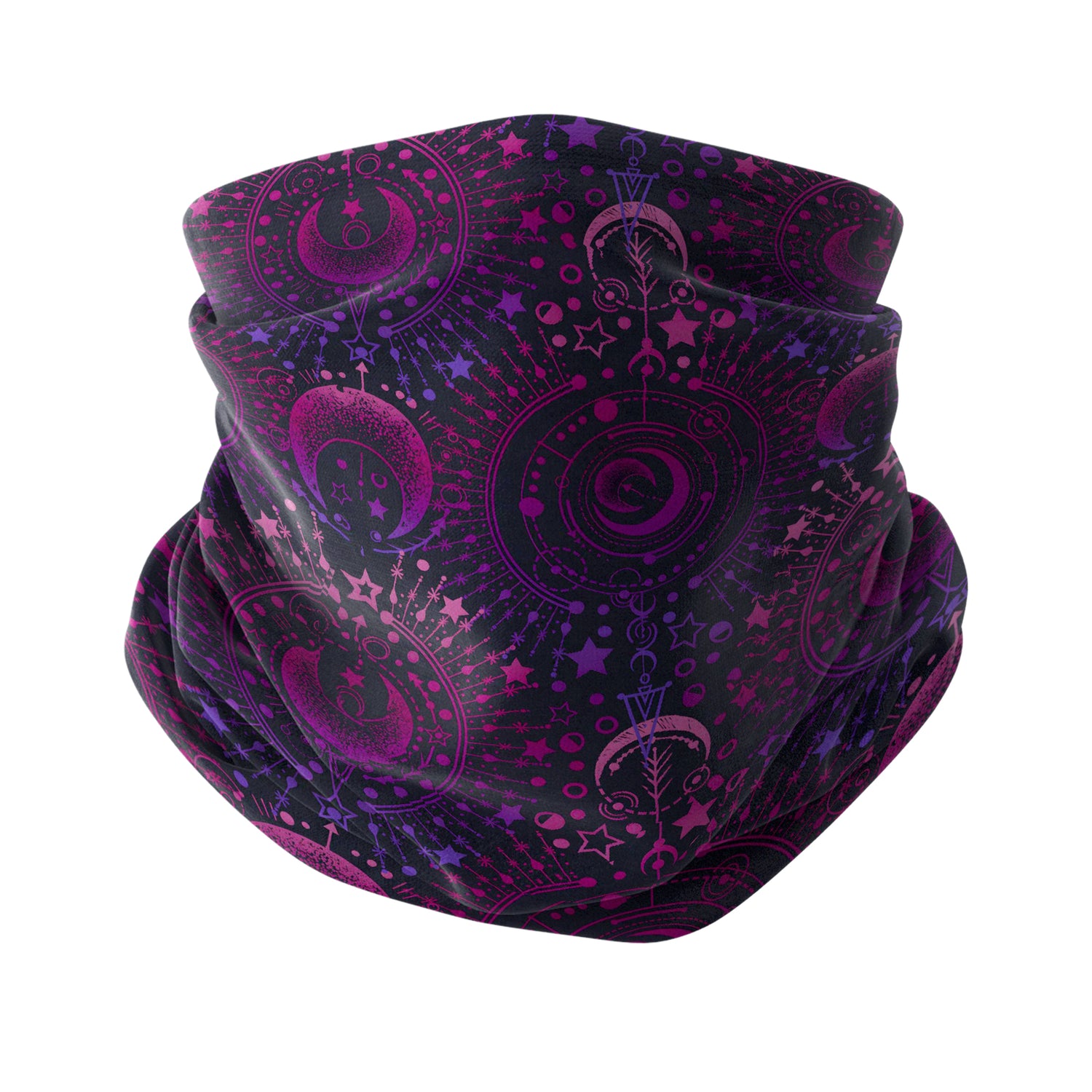 Ay Işığı Mistik Boyunluk Unisex Neck Gaiter Headwear Outdoor Spor