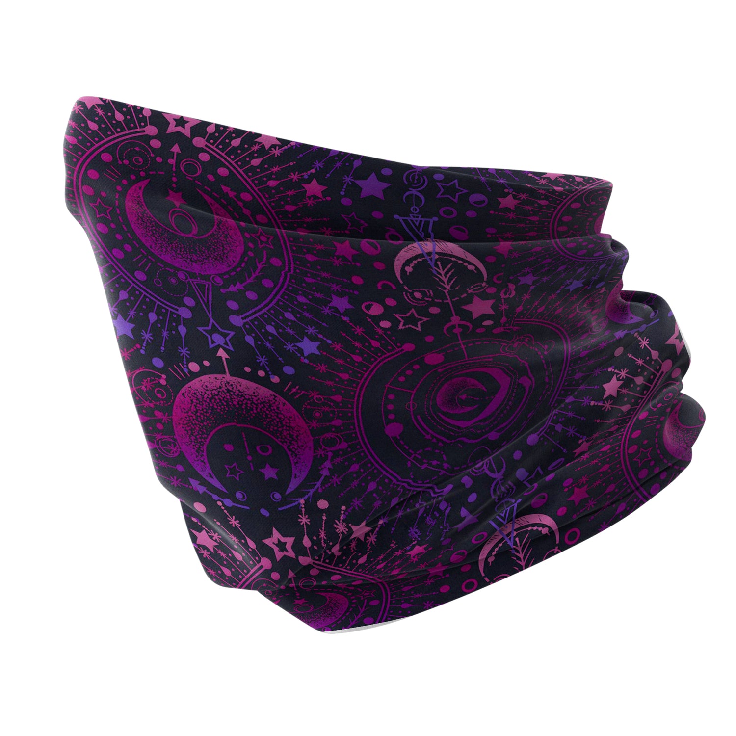 Ay Işığı Mistik Boyunluk Unisex Neck Gaiter Headwear Outdoor Spor