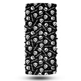 Black Cursed Skull Echo Neck Gaiter Unisex Neck Gaiter Headwear Outdoor Sports