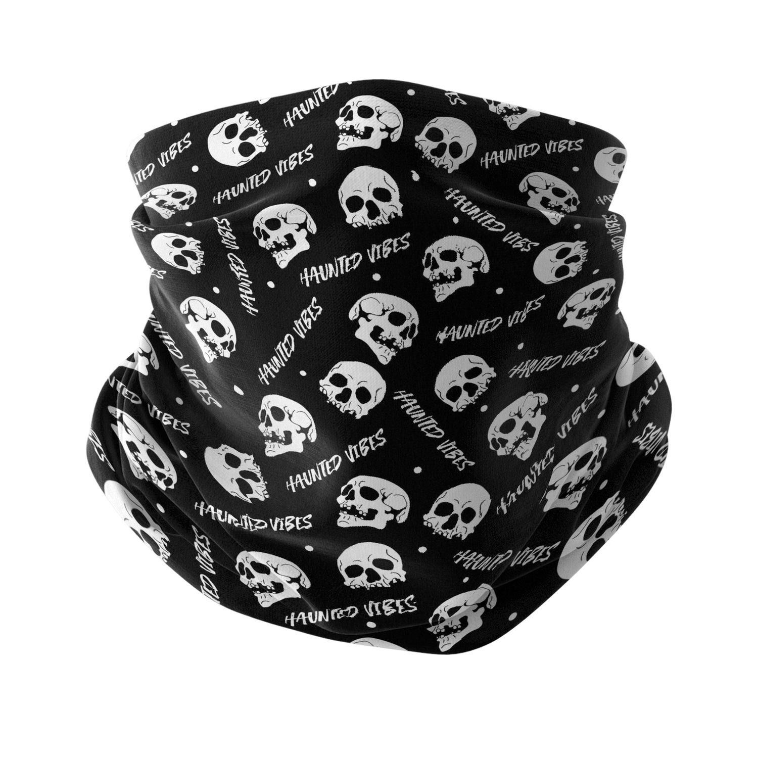 Black Cursed Skull Echo Neck Gaiter Unisex Neck Gaiter Headwear Outdoor Sports