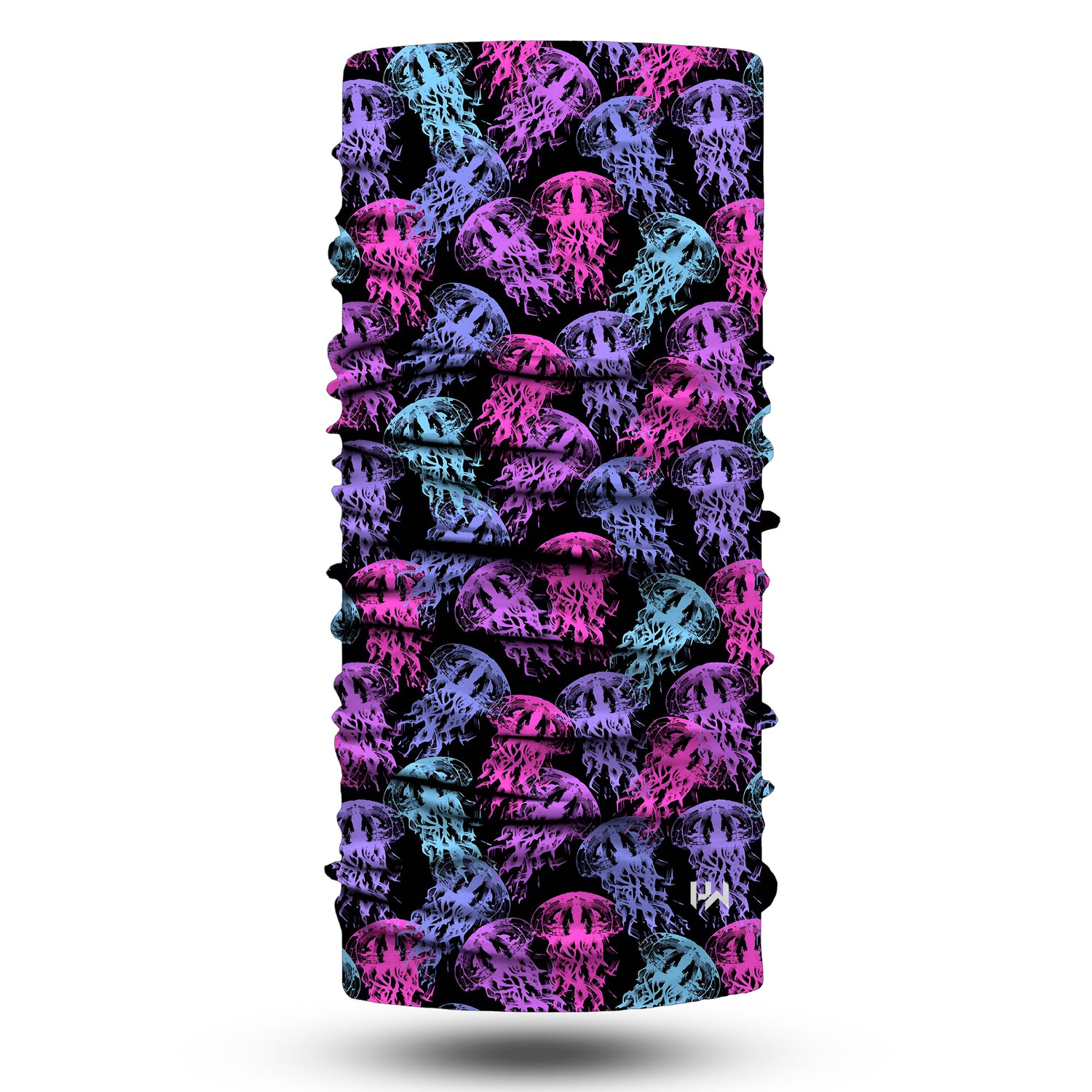 Colorful Electric Jellyfish Neck Gaiter Unisex Neck Gaiter Headwear Outdoor Sports