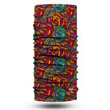 Rainbow Swirl Unisex Neck Gaiter Headwear Outdoor Sports