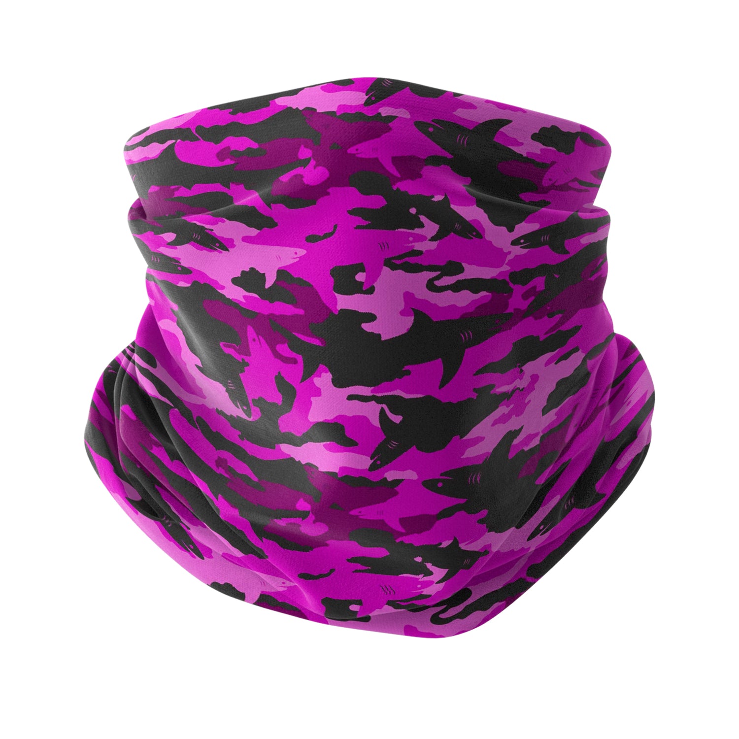 Pink Predator Camouflage Neck Gaiter Unisex Neck Gaiter Headwear Outdoor Sports