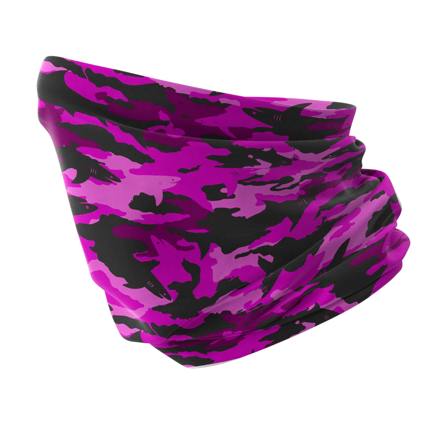 Pink Predator Camouflage Neck Gaiter Unisex Neck Gaiter Headwear Outdoor Sports