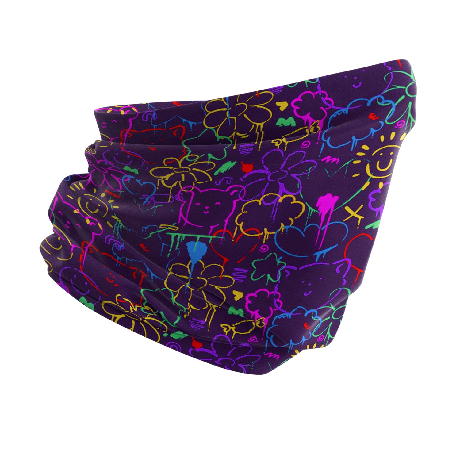 Neon Journey Neck Gaiter Unisex Neck Gaiter Headwear Outdoor Sports