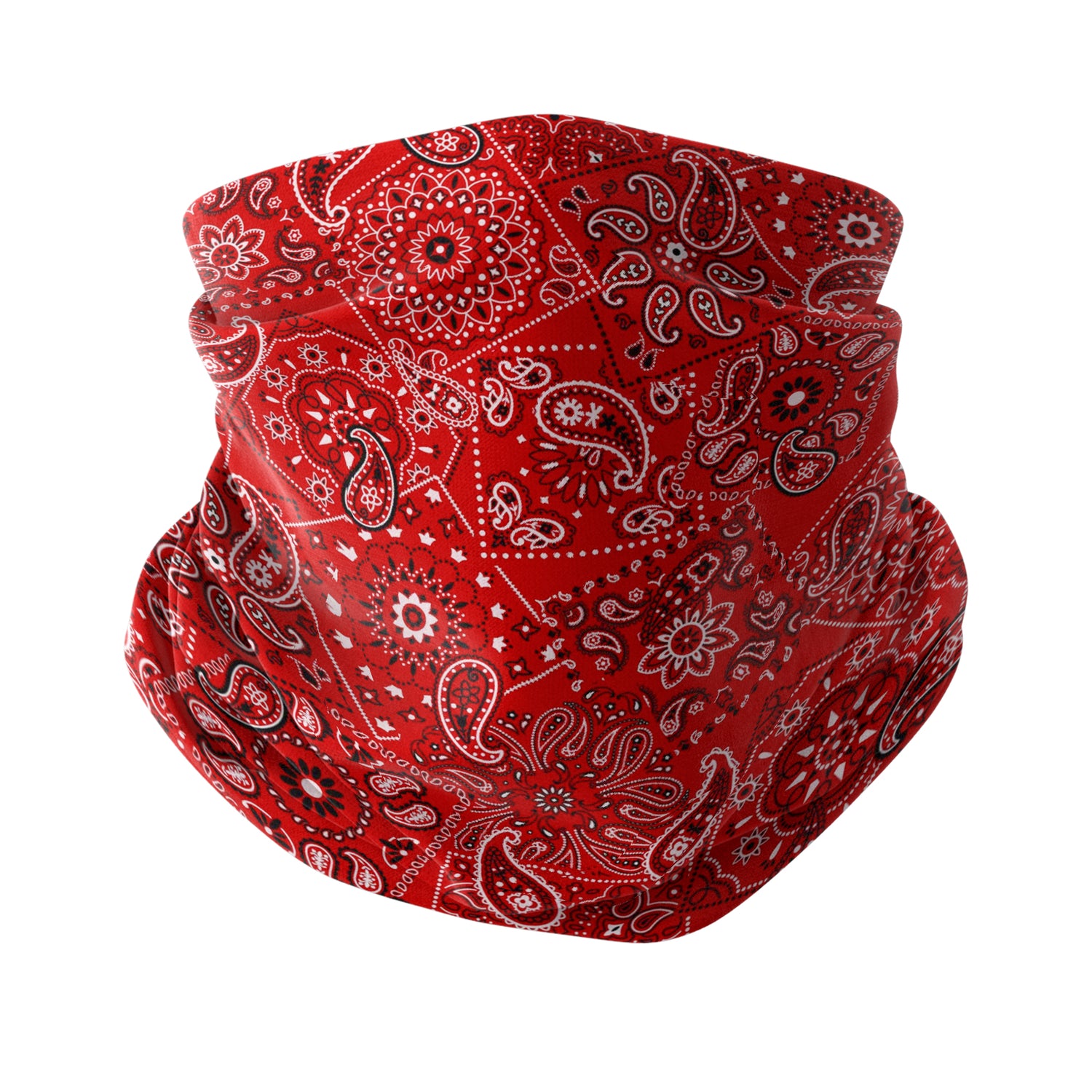 Heritage Red Ethnic Neck Gaiter Unisex Neck Gaiter Headwear Outdoor Sports