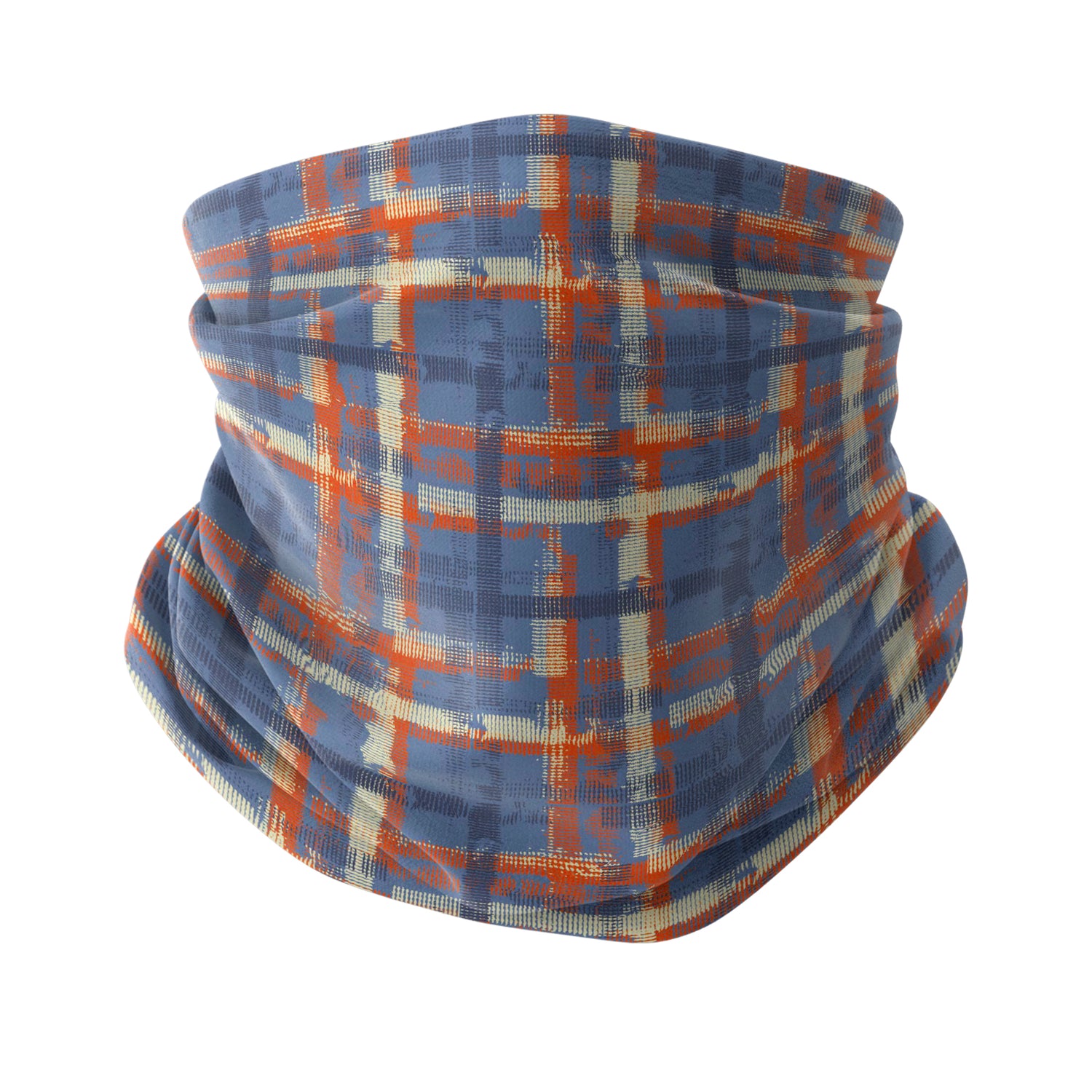 Urban Plaid Neck Gaiter Unisex Neck Warmer Headwear Outdoor Sports