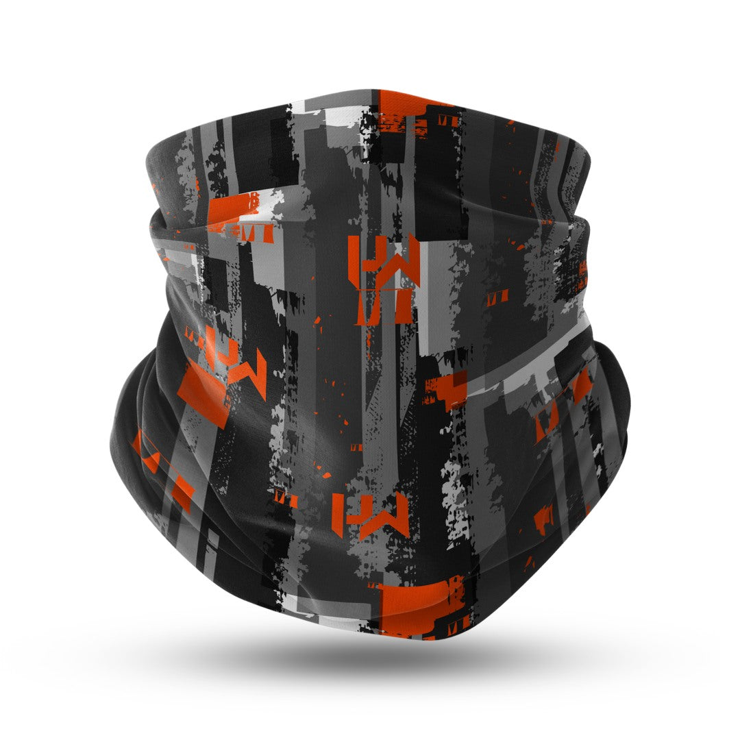 Blue Alpine Pattern Multipurpose Neck Gaiter | Unisex Outdoor Neck Gaiter Bandana