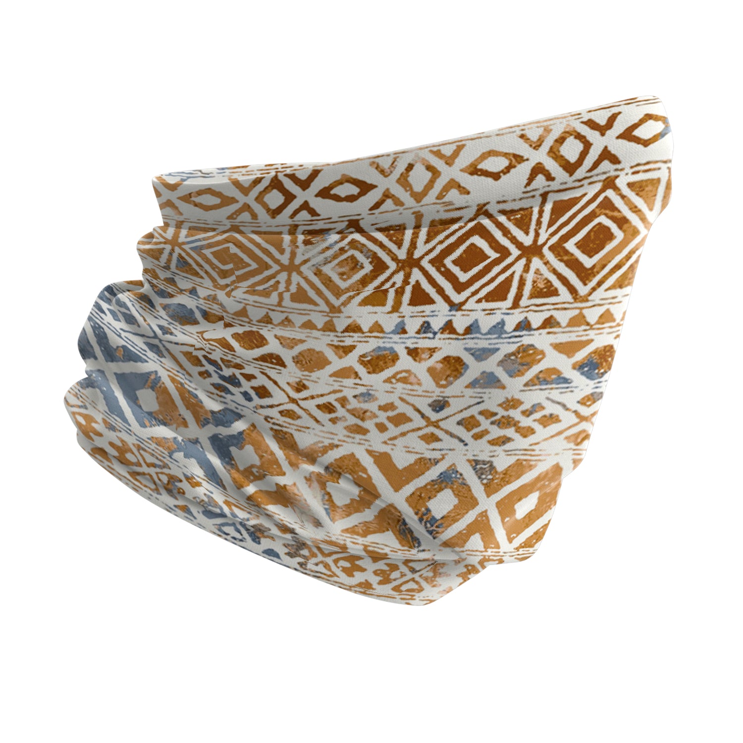 Blue Alpine Pattern Multipurpose Neck Gaiter | Unisex Outdoor Neck Gaiter Bandana