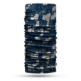 Blue Alpine Pattern Multipurpose Neck Gaiter | Unisex Outdoor Neck Gaiter Bandana