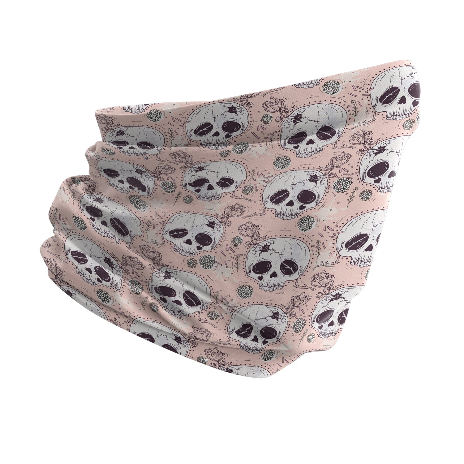 Blue Alpine Pattern Multipurpose Neck Gaiter | Unisex Outdoor Neck Gaiter Bandana