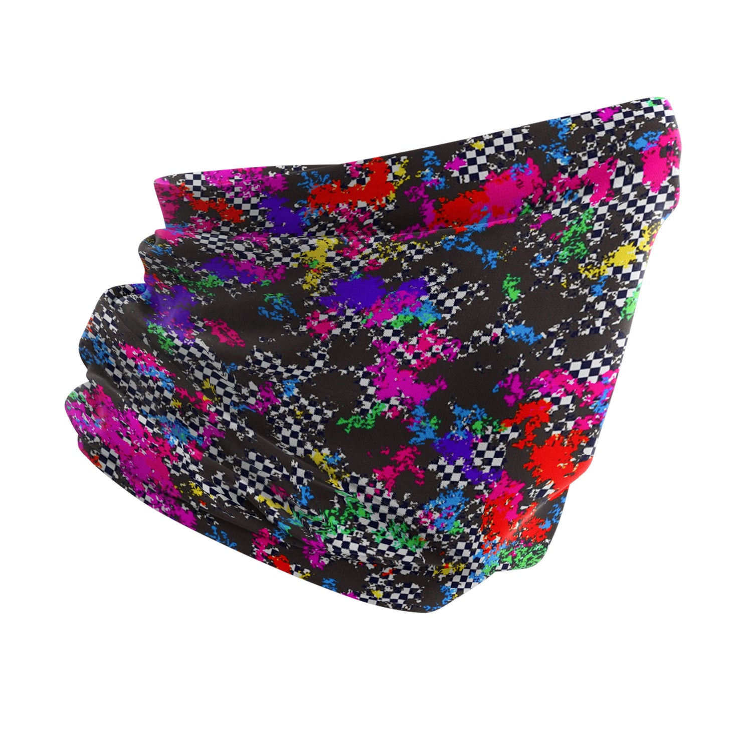 Blue Alpine Pattern Multipurpose Neck Gaiter | Unisex Outdoor Neck Gaiter Bandana