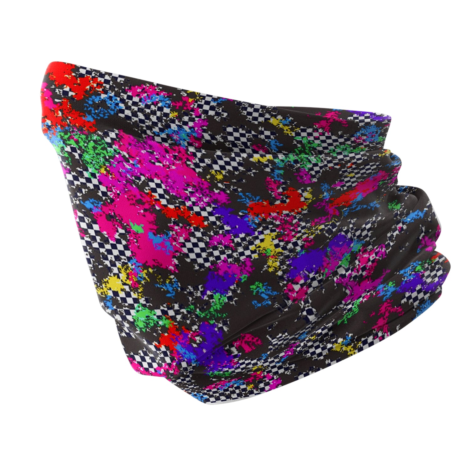 Blue Alpine Pattern Multipurpose Neck Gaiter | Unisex Outdoor Neck Gaiter Bandana