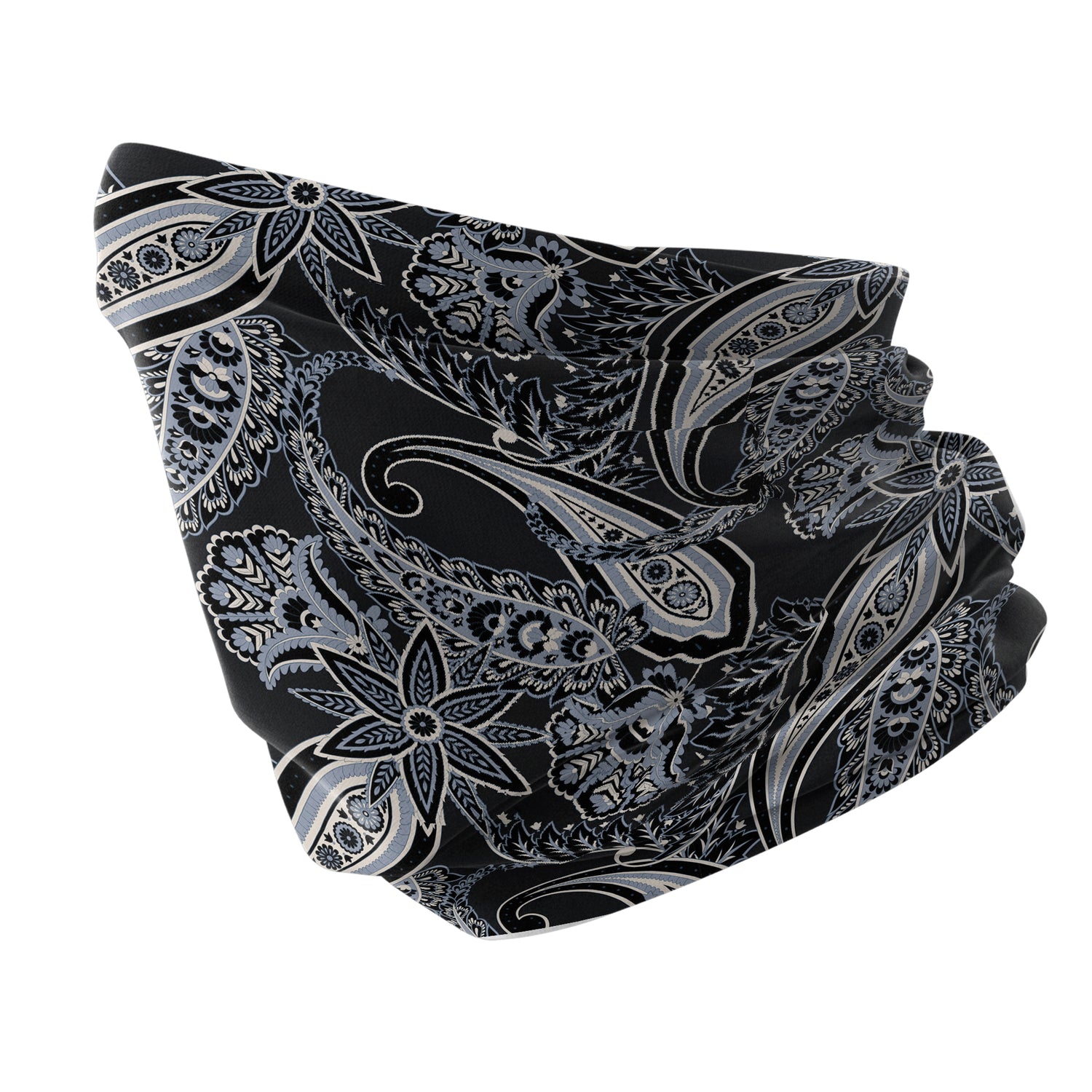 Blue Alpine Pattern Multipurpose Neck Gaiter | Unisex Outdoor Neck Gaiter Bandana