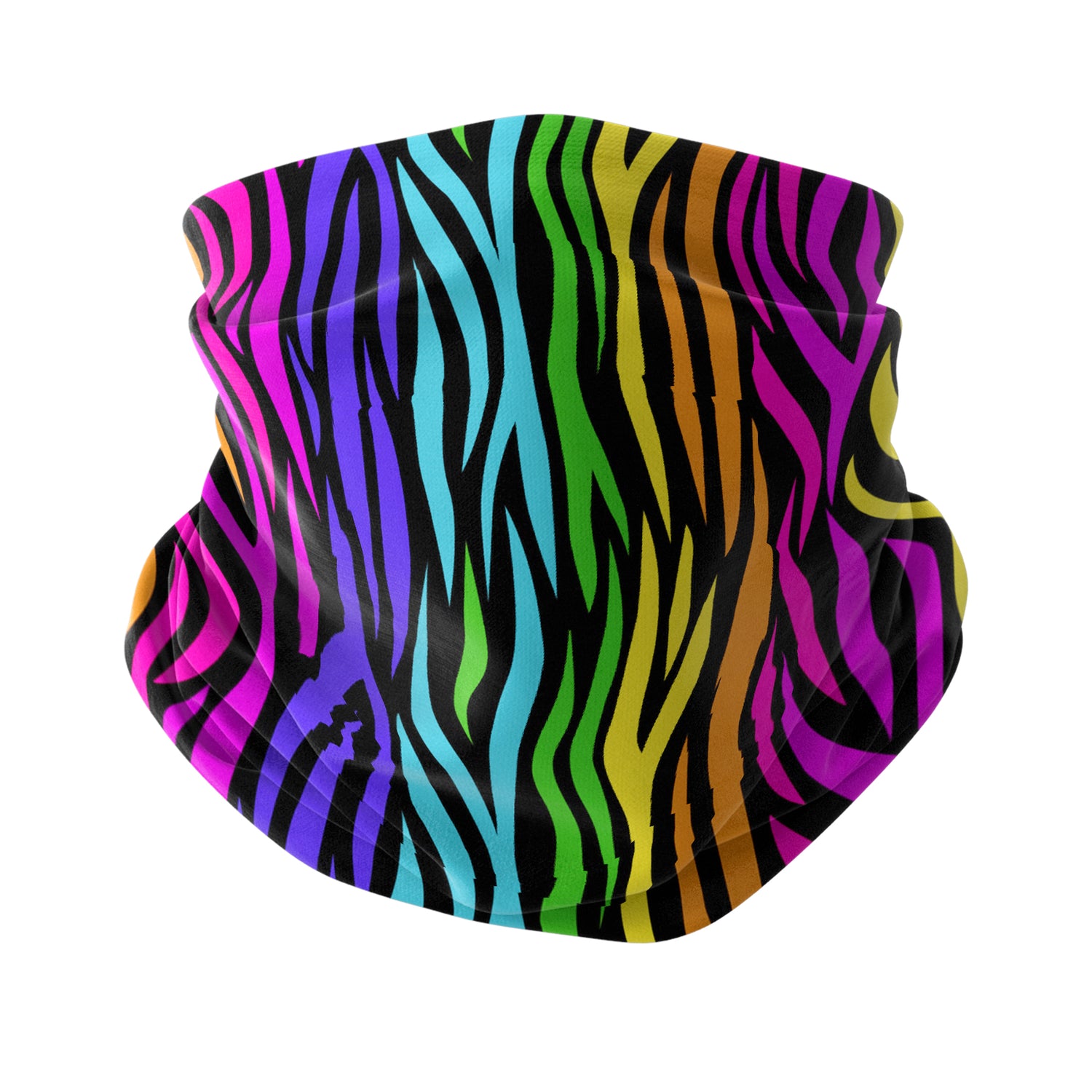 Color Storm Neck Gaiter – Vibrant Energy Series Breathable Bandana Face Cover | Çok Amaçlı Boyunluk