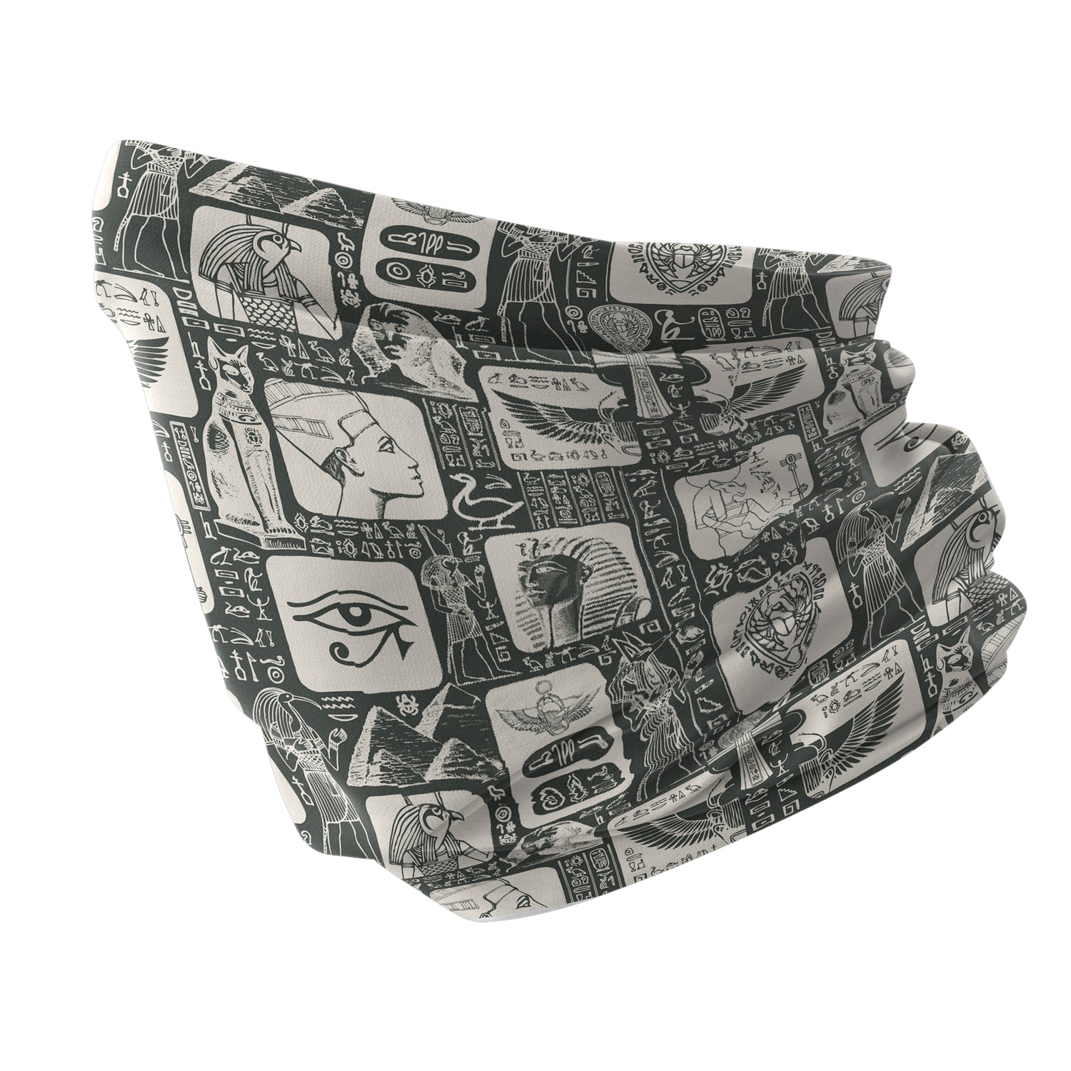 Blue Alpine Pattern Multipurpose Neck Gaiter | Unisex Outdoor Neck Gaiter Bandana