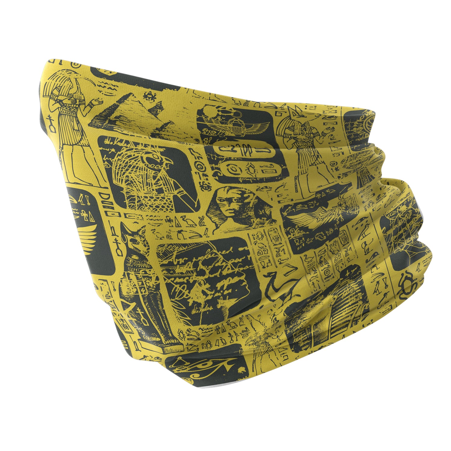 Blue Alpine Pattern Multipurpose Neck Gaiter | Unisex Outdoor Neck Gaiter Bandana