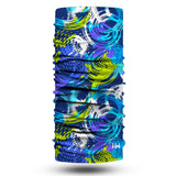 Blue Alpine Pattern Multipurpose Neck Gaiter | Unisex Outdoor Neck Gaiter Bandana