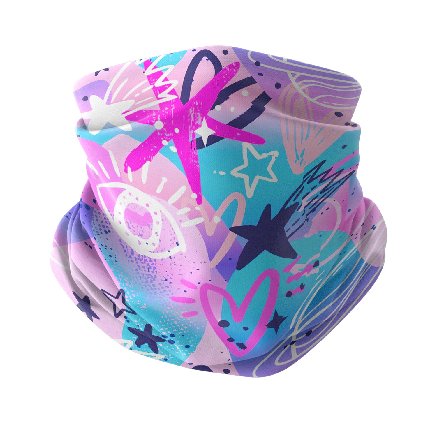 Ethnic Star Neck Gaiter – Pattern Series Unisex Bandana Boyunluk