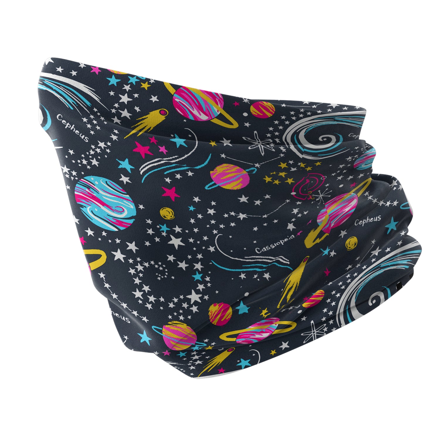 Blue Alpine Pattern Multipurpose Neck Gaiter | Unisex Outdoor Neck Gaiter Bandana