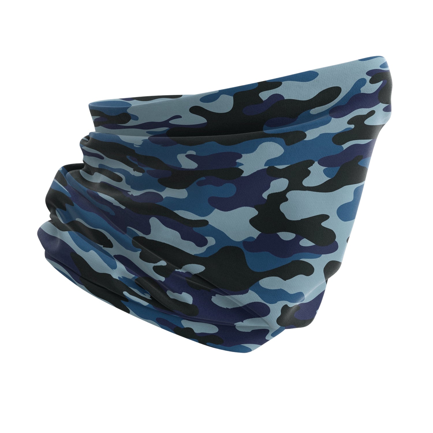 Blue Alpine Pattern Multipurpose Neck Gaiter | Unisex Outdoor Neck Gaiter Bandana