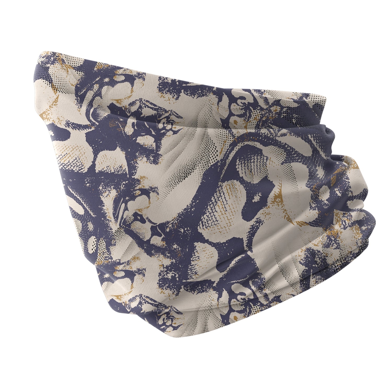 Blue Alpine Pattern Multipurpose Neck Gaiter | Unisex Outdoor Neck Gaiter Bandana