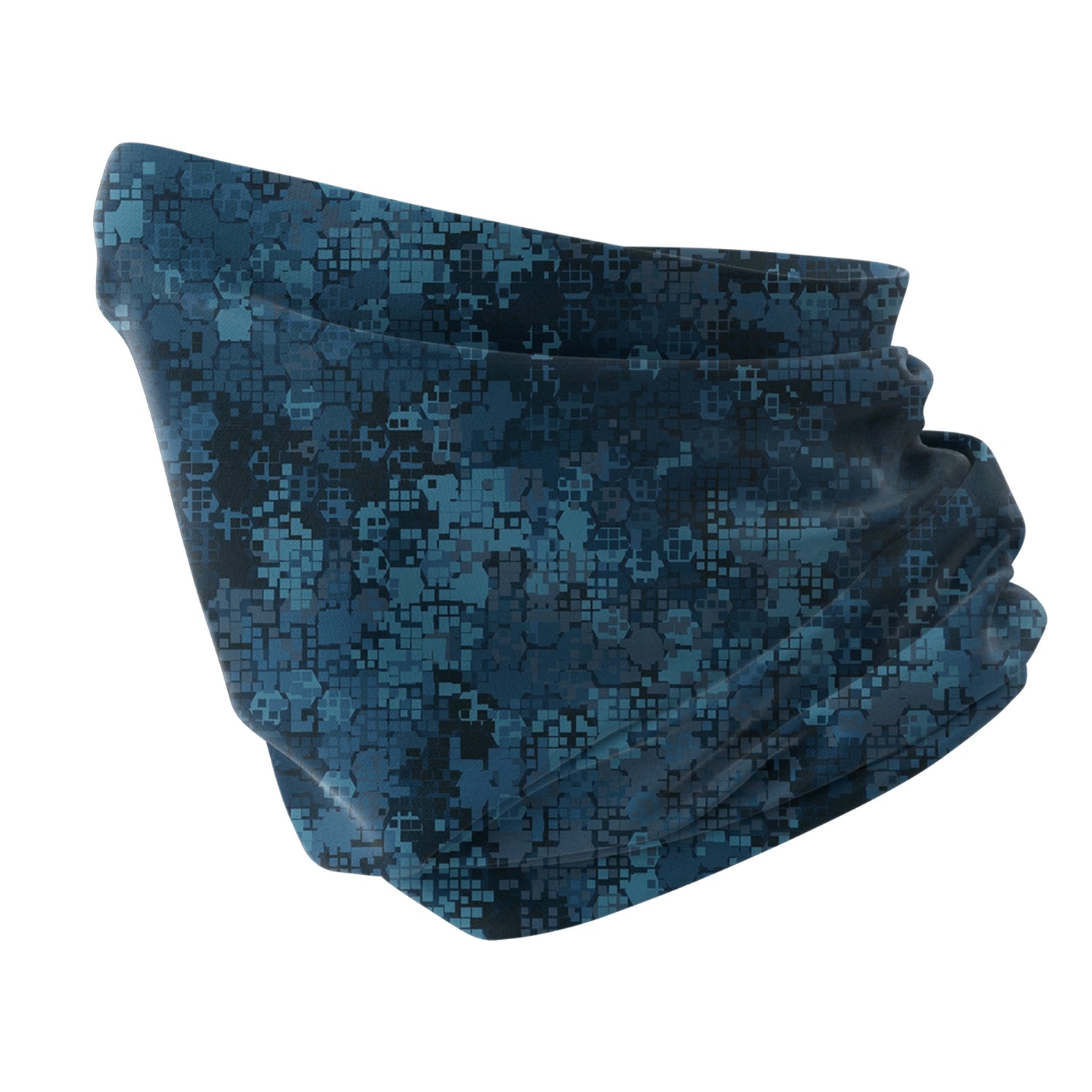 Blue Alpine Pattern Multipurpose Neck Gaiter | Unisex Outdoor Neck Gaiter Bandana