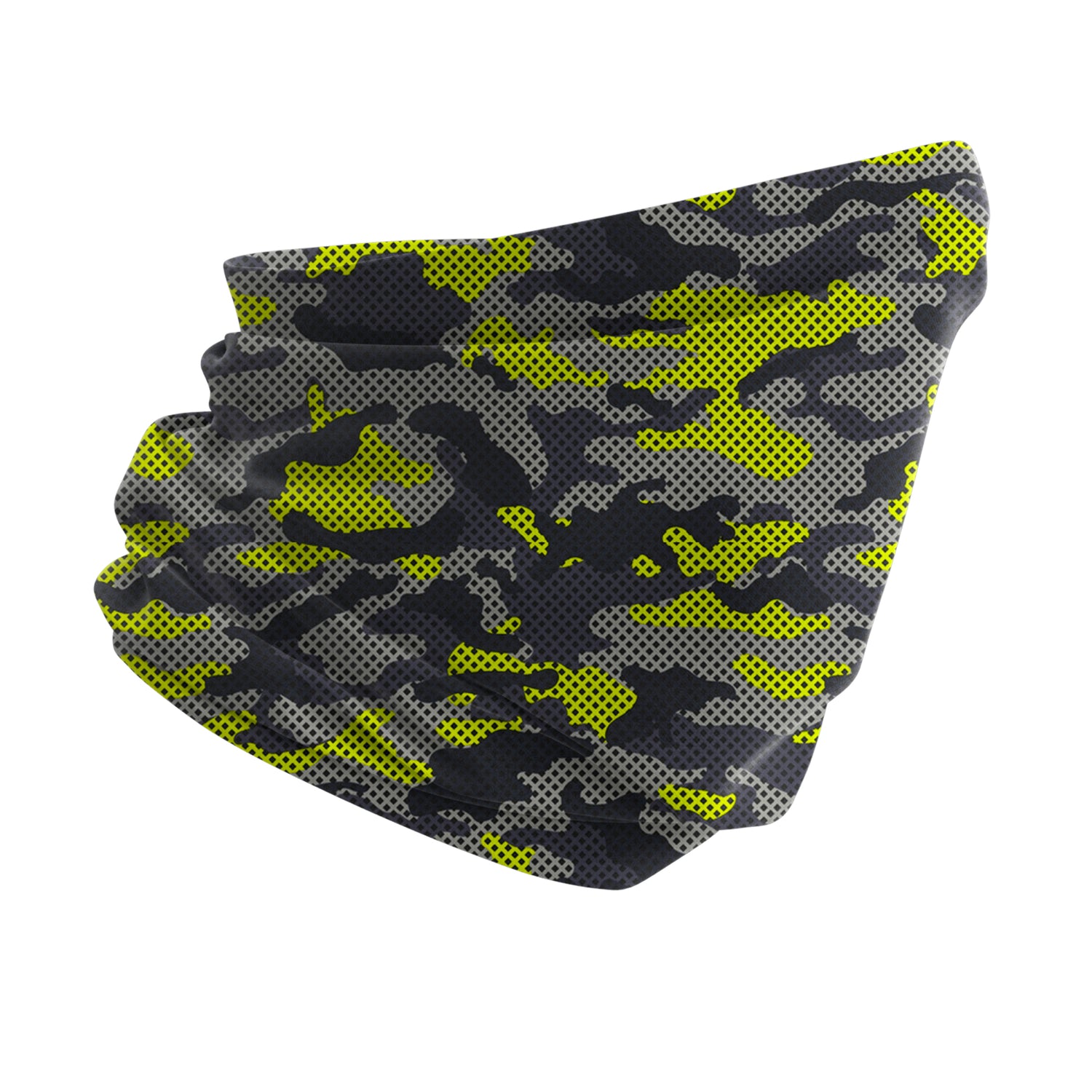 Blue Alpine Pattern Multipurpose Neck Gaiter | Unisex Outdoor Neck Gaiter Bandana
