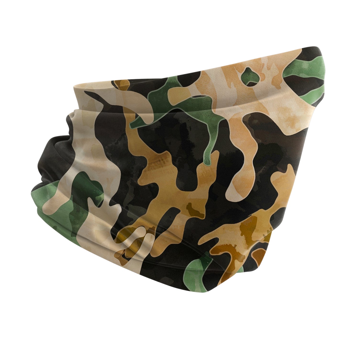 Blue Alpine Pattern Multipurpose Neck Gaiter | Unisex Outdoor Neck Gaiter Bandana